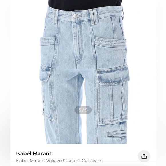 Isabel Marant - Vokayo Jeans in Blue- FR 34 - US size 2 - Picture 6 of 17